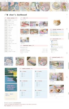 an image of a website page with food items on it