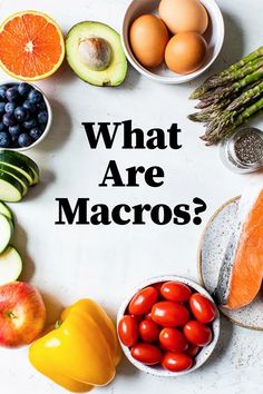 Macros or macronutrients are the three categories of nutrients you eat the most and provide you with most of your energy – protein, carbs and fats. #macros Cook Smarts, Nutrition Coach, Keto Diet Plan, Food Journal, Diet Plan, Healthy Fats, Living Food, Keto Diet, Healthy Life