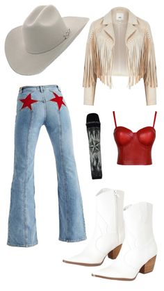 Cowboy Like Me Inspired Outfit, Country Stage Outfits, Country Costume Women, Cow Girl Halloween Outfits, Cowboy Like Me Outfit, Country Singer Costume, Cow Girl Outfits Ideas, Cowgirl Outfits Plus Size, Cowgirl Festival Outfit