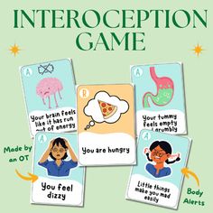 an info sheet with instructions on how to use the information card for children's body and