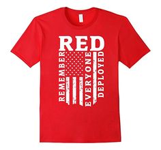 Amazon.com: Red Friday Remember Everyone Deployed Veteran T-Shirt: Clothing Remember Everyone Deployed Shirts, Forest Brown, Remember Everyone Deployed, Design For Christmas, Red Friday, Wife Quotes