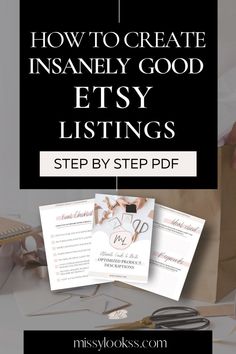 how to create insanely good etsy listings Etsy Listing Template, Online Store Packaging, Description Ideas, Printables Ideas, Etsy Listing Photos