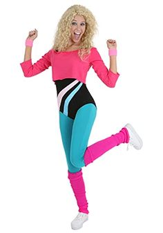 80s Aerobics Outfit, 1980s Aerobics, September Birthday Ideas, 80s Workout Costume, 80s Workout Outfit, 80s Workout Clothes, Style Année 80