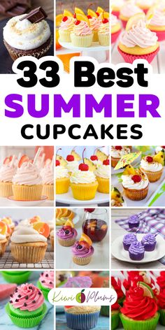 Indulge in these refreshing summer cupcakes. From fruity favorites like lemon cupcakes and strawberry cupcakes to beach-themed cupcakes and tropical cupcakes, these summer desserts are perfect for your summer parties and gatherings. Get creative with cupcake decorations and turn your summer treats into a visual delight. These refreshing and fun summer cupcake ideas will be the highlight of the event. Try these easy-to-make tropical desserts and make your summer dinner party even more memorable. Summer Themed Cupcakes, Summer Cupcake, Dip Appetizers, Beach Theme Cupcakes, Lemon Raspberry Cupcakes, Strawberry Lemonade Cupcakes, Tropical Cupcakes, Peach Cupcakes, Group Recipes