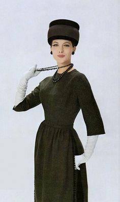 1964 Fashion, 1960s Fashion Women, 50's Fashion, Vintage People, 1960 Dress, Retro Inspiration