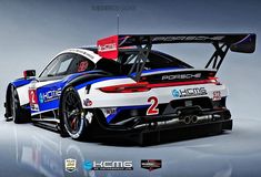 the new porsche race car is shown in this image