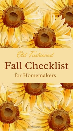 Old Fashioned Fall Checklist for Homemakers! Get Ready for Fall Checklist Fall Homestead, Getting Ready For Fall Home, Fall Homemaking, Get Ready For Fall, Getting Ready For Fall, Autumn Fall, Autumn Hygge, Cottagecore Autumn, Fall Checklist