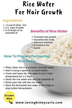 Rice Water For Hair Growth, Rice Water For Hair, Hair Growth Secrets, Hair Care Growth, Hair Growing Tips, Hair Remedies For Growth, Rice Water