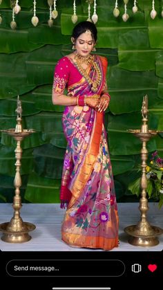 more information contact me 8329869269 Latest Silk Sarees, Cotton Blouse Design, Long Frock Designs, Wedding Saree Blouse, Paithani Saree, Wedding Saree Blouse Designs, Designer Bridal Lehenga, Blouse Designs Silk, Wedding Blouse