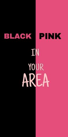 black and pink in your area with the words,'i'm not afraid to see