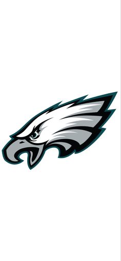 the philadelphia eagles logo on a white background