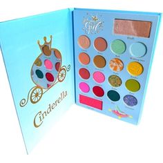 Makeup Pallets Cinderella Set Ultramo/Love Woman Beauty Luxe Beauty This Pallet Has 1 Blush 1 Highlighter And 16 Eyeshadow That Are Very Pigmented. Cinderella Pallet Has 16 Pigmented Colors 1 Highlighter 1 Blush This Pallet Has Colors From Natural To Shimmery. Shimmery. This Pallet Has An Essential Assortments Of 16 Beautiful Mattes, Bold, Glittery Shimmers 1 Highlighter 1 Blush. Your Product Will Be Carefully Packed For Safety Shipping We Offer A 100% Guaranteed Trusted. All Orders Ship Out The Cinderella Makeup, Makeup Pallets, Wishing Tree, Romantic Night, Makeup Set, Beauty Items, Gray Green, Makeup Eyeshadow, Highlighter