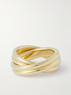 LIÉ STUDIO's minimal jewelry is meant to become part of your daily uniform. This 'The Alice' ring is cast from gold-plated metal and has a unique interlocking design. Wear it solo on your index finger for the biggest impact. Daily Uniform, Interlocking Design, Rings Jewelry Fashion, Index Finger, Raffia Bag, Minimal Jewelry, Fine Watches, Plated Ring, Gold Plated Rings