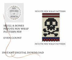 an image of a cross stitch pattern with instructions