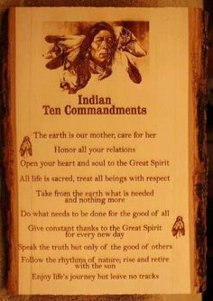 Yoga Food, Native American Wisdom, Native American Quotes, 10 Commandments, Historical Quotes, Ten Commandments, Native American Heritage, The First Americans, American Spirit