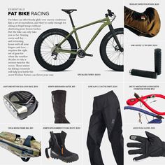 Fat Bike Gear Essentials Fat Bike Accessories, Mtb Riding, Bike Camping