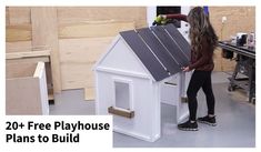 Olivia’s Doll Crib | Ana White Playhouse Plans, Indoor Playhouse, Modern Outdoor Chairs, Woodwork Diy, Play Tents, Construction Ideas