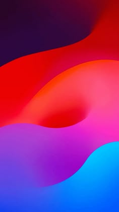 an abstract background with red, blue and pink colors in the form of wavy lines