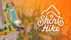 the words shoot hike are in front of an image of mountains and trees