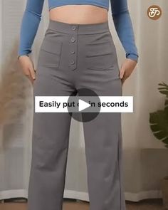 14K reactions · 1.5K shares | FlexiPants - Women's Casual High Waist Stretch Pants | This pair of pants is extra comfy and looks good on you!🥰
✅4-waystretch - Maximum mobility
✅High waist - Tummy cover
✅Tall & Smooth fit
✅Faux button -... | By Barlay | Facebook Easy Face Masks, Stretch Pants, Pair Of Pants, Women's Casual, Natural Makeup, Casual Women, High Waist, High Waisted, Pants