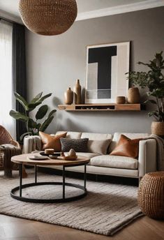 37 Cozy Contemporary Living Room Ideas: Modern Elegance Chic Contemporary Living Room, Grey Couch Aesthetic, Gray And Wood Living Room, Grey Sofa, Modern Urban Living Room, Modern Minimal Living Room, Cozy Contemporary Living Room, Cozy Grey Living Room, Contemporary Interior Design Living Room