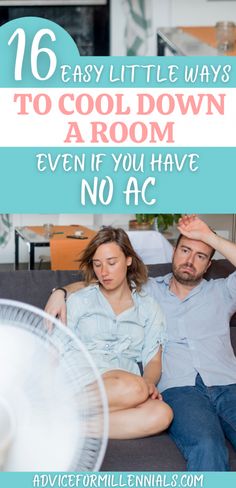 16 easy little ways to cool down a room even if you have no ac How To Cool Down A Room, Tips For Cooling Your House, House Cooling Hacks, Ways To Make Your Room Cooler, Cool Your House Without Ac, Home Made Air Conditioner, Conditioner Hacks, Keep House Cool In Summer, How To Keep Room Cool In Summer