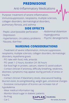 a blue and pink poster with words describing the different types of medicationss on it