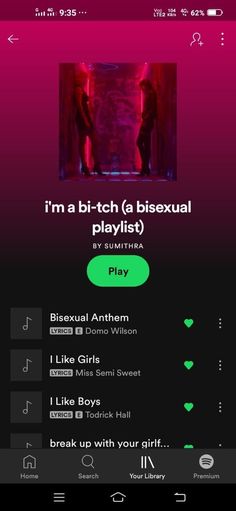 spotify playlist titled i'm a bi-tch a bisexual playlist Bisexual Girl Aesthetic, Bisexual Outfits Aesthetic, Bisexual Aesthetic Wallpapers, Lgbtq Pride Aesthetic