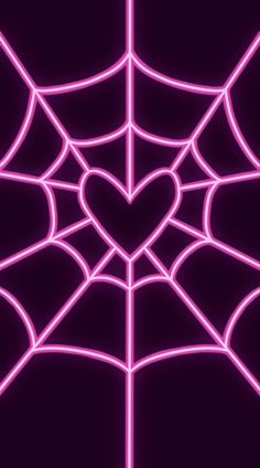 Spider web heart y2k💗 Iphone Wallpaper Retro, Wallpaper Iphone Heart, فنسنت فان جوخ, Pink Neon Lights, Iphone Ideas, Desain Quilling, Retro Wallpaper Iphone, Heart Iphone Wallpaper, Y2k Wallpaper