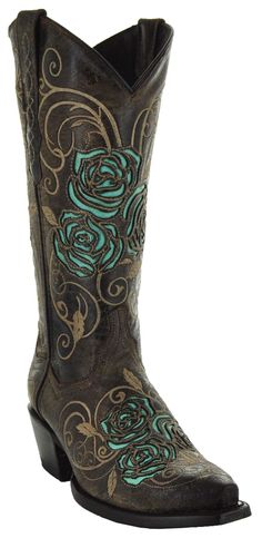 PRICES MAY VARY. TURQUOISE ROSE: Style these cowgirl boots with any outfit, from casual day to day wear, to a night out on the town, enjoy tasteful and fashionable designs SNIP TOE BOOTS: Enjoy snip toe cowgirl boots with stunning turquoise rose inlays that offer excellent fit, style, design and comfort. EASY TO TAKE ON AND OFF: Easily take off or put your leather women's cowboy boots on hassel free with the accessible boot pull tabs COMFORTABLE AND DURABLE: All Soto Boots cowboy boots are great Womens Cowgirl Boots Outfits, Cowgirl Boots Outfits, Country Wedding Boots, Kids Boots Boys, Snip Toe Cowgirl Boots, Cow Girl Boots, Womens Cowgirl Boots, Fireplace Mantle Decor, Boot Collection