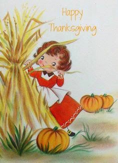 Donna's Lavender Nest Thanksgiving Illustration, Vintage Cards Handmade, Vintage Halloween Cards, Secret Pal, Vintage Holiday Cards