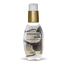 Ogx Coconut Milk Anti-Breakage Serum - 4oz Ogx Coconut Milk, Ogx Coconut, Cantu Coconut Curling Cream, Ogx Hair Products, Coconut Milk Shampoo, Towel Dry Hair, Nourishing Shampoo, Curl Cream, Hydrate Hair