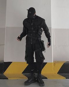 Elevate your techwear style with Techwear Division #techwear #darkwear #techwearoutfits #warcore Japanese Techwear, Techwear Men, Futuristic Clothing, Special Forces Gear, Techwear Jacket