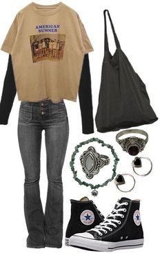 Mode Hippie, Hippie Look, Edgy Outfits, Outfits Fashion, Mode Vintage, Lookbook Outfits