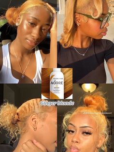 Hair Print Dye, White Hair Dye On Black Women, Light Skin Hair Dye Ideas, Blond Hair Dye Black Women, Honey Brown And Honey Blonde Hair, Dye Hair Ideas For Black Women, Hair Color Ideas On Natural Hair, Natural Hair Colours Ideas Dyes, Dyeing Natural Hair Black Women