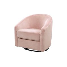 an image of a pink chair on a white background