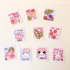 the stamps have different designs on them for children's crafts and activities to do with their loved ones