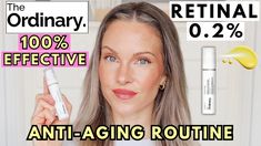 The Ordinary Anti Aging, Anti Aging Skincare Routine, Ordinary Products, Youtube Makeup, Aging Skin Care, Skincare Routine