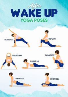 Yoga poses after wake up Wake Up Workout, Beginner Morning Yoga, Wake Up Yoga, Morning Yoga Routine, Body Transformations, Yoga Program, Trening Fitness