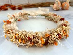 Dark Orange Dried Flower, Bridesmaid Hair Crown,Rustic Wedding Wreath,Engagement Crown,Bridal Shower,Child Flower Crown,Boho Wedding Gift Boho Flower Crown Wedding, Autumn Boho Wedding, Dried Flower Crown, Dried Flower, Wedding Hair Flower Crown, Wiccan Wedding, Boho Wedding Gifts, Bridesmaid Crown, Flower Crown Bridesmaid