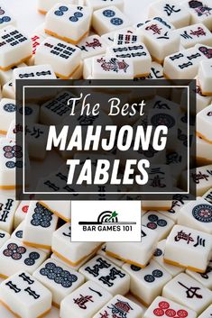 the best mahjongg tables