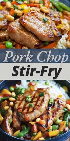 Looking for a quick and tasty dinner? This pork chop stir-fry is your solution! 🥢🍖 Sautéed with fresh vegetables and flavorful soy sauce, it’s a perfect weeknight meal that’s full of protein and veggies. Whip it up in no time for a satisfying, healthy dish! 🍲 #PorkChops #StirFryRecipes #QuickDinner #HealthyMeals #StirFry #WeeknightMeals #FamilyDinner #EasyCooking #PorkRecipe #VeggieStirFry Healthy Pork, Lean Pork, Tasty Dinner, Whip It, Pork Chop, Fresh Vegetables, Stir Fry, Soy Sauce, Peas