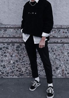 E Boy Outfits, Black Outfit Inspiration, Tomboy Style Outfits, Cool Outfits For Men, Mens Casual Dress, Young Men, Men Fashion Casual Outfits