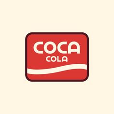 the coca cola logo is red and white