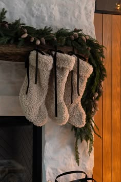 Woodland Christmas Tree | Felix Tan Sherpa Fabric Stocking | Hang the Felix Tan Sherpa Fabric Stocking by the chimney with care, and fill it with festive surprises. Warm rustic woods, earthy tones, and handmade accents harmonize to create an inviting and heartwarming seasonal space. White Cozy Christmas Decor, Black White Brown Green Christmas Tree, Nuetral Christmas Tree Decoration, Lulu And Georgia Christmas, Christmas Contemporary Decor, Natural Earthy Christmas Decor, Classic Elegant Christmas Tree, Modern Moody Christmas Decor, Norwegian Christmas Decor