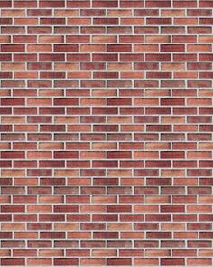 a brick wall that is red and brown