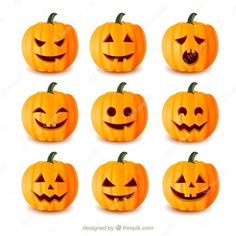 pumpkins with faces carved into them on a white background stock photo and royalty photos