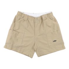 The "Original" AFTCO short. Introduced in 1989 and long the choice of serious fishermen nation-wide, the men's M01 fishing short is constructed of Dupont Supplex 3-ply nylon and has been treated with a stain resistant coating. It is a extremely strong and supple fabric. Fisherman and outdoorsman will love the light weight and the super comfortable fit. It has 7 pockets (including a cordura-lined pliers pocket) so you will have a place for everything. It also has double layered rear for strength. Fishing Shorts, Rain Suit, Royal Robbins, Air Force Blue, Navy And Khaki, Fishing Outfits, Color Khaki, Pliers, Black Charcoal