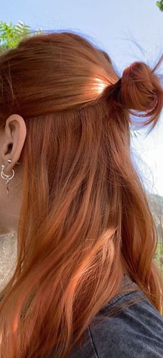 Cheveux Oranges, Hair Color Orange, Red Hair Inspo, Hair Color Auburn, Dye My Hair, Red Hair Color, Hair Inspiration Color