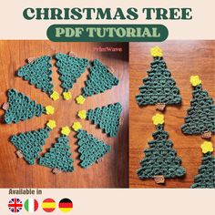 crochet christmas tree pattern with instructions